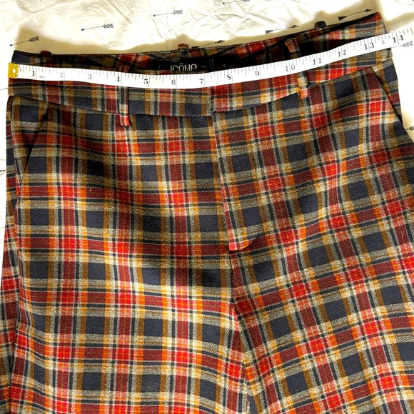 Icone Straight Leg Plaid Dress Pants - Picture 3 of 9